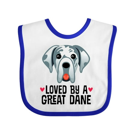 Inktastic Great Dane Dog Lover Gift Baby Boy or Baby Girl Bib