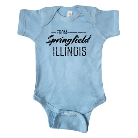 Inktastic From Springfield Illinois in Black Distressed Text Gift Baby Boy or Baby Girl Bodysuit
Inktastic From Springfield Illinois in Black Distressed Text Gift Baby Boy or Baby Girl Bodysuit