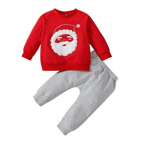 Children S Baby Print Casual Sports Clothing Set Toddler Girls Boys Christmas Winter Long Sleeve Santa Prints Shirt Tops Pants 2Pcs Outfits Clothes Set
Children S Baby Print Casual Sports Clothing Set Toddler Girls Boys Christmas Winter Long Sleeve Santa Prints Shirt Tops Pants 2Pcs Outfits Clothes Set