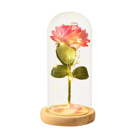 Mackneog Valentine s Day Gift Light UP Rose Decoration Glass Cover Ornaments Creative Luminous Glass Cover Ornaments Desktop Ornament Pink Acrylic Wood
Mackneog Valentine s Day Gift Light UP Rose Decoration Glass Cover Ornaments Creative Luminous Glass Cover Ornaments Desktop Ornament Pink Acrylic Wood