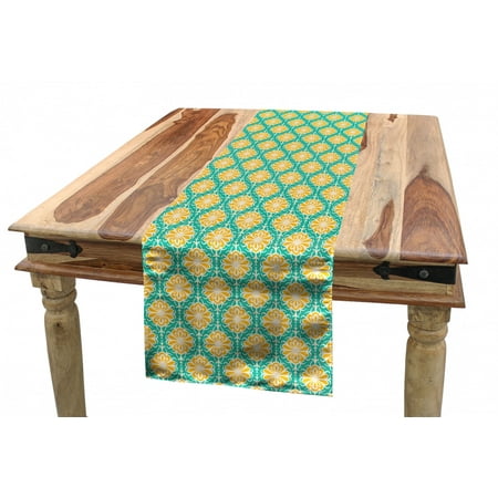 Retro Table Runner Pattern of Repeating Floral Tiles Old Fashioned Nature Inspired Motifs Dining Room Kitchen Rectangular Runner 3 Sizes by Ambesonne
Retro Table Runner Pattern of Repeating Floral Tiles Old Fashioned Nature Inspired Motifs Dining Room Kitchen Rectangular Runner 3 Sizes by Ambesonne