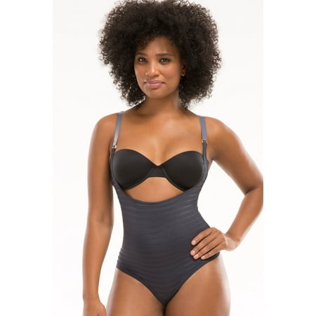 TruFigure Wear-Your-Own-Bra Thong Bodysuit 8084