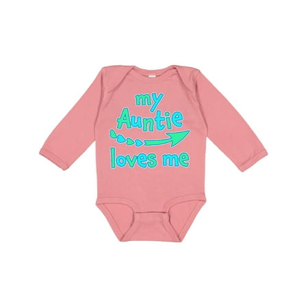 Inktastic My Auntie Loves Me- Blue and Green Arrow Hearts Gift Baby Boy or Baby Girl Long Sleeve Bodysuit
Inktastic My Auntie Loves Me- Blue and Green Arrow Hearts Gift Baby Boy or Baby Girl Long Sleeve Bodysuit