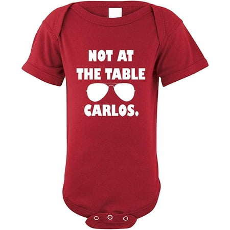 Not At The Table Carlos Style 2 Baby Bodysuit One Piece Garnet 18 Months
Not At The Table Carlos Style 2 Baby Bodysuit One Piece Garnet 18 Months
