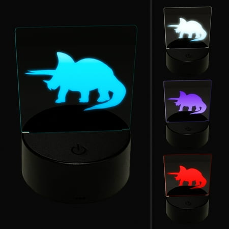 Triceratops Dinosaur Solid LED Night Light Sign 3D Illusion Desk Nightstand Lamp
Triceratops Dinosaur Solid LED Night Light Sign 3D Illusion Desk Nightstand Lamp