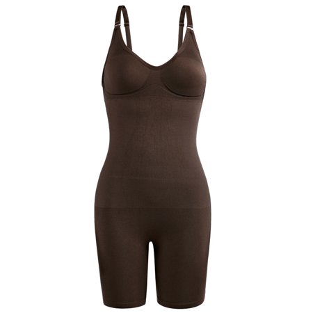Sleeveless Women Bodysuit Butt Lifter Shapewear Waist Trainer Body Shaper Strappy-Back Chest Enhancing Corrective Underwear Corset (Brown S/M)
Sleeveless Women Bodysuit Butt Lifter Shapewear Waist Trainer Body Shaper Strappy-Back Chest Enhancing Corrective Underwear Corset (Brown S/M)