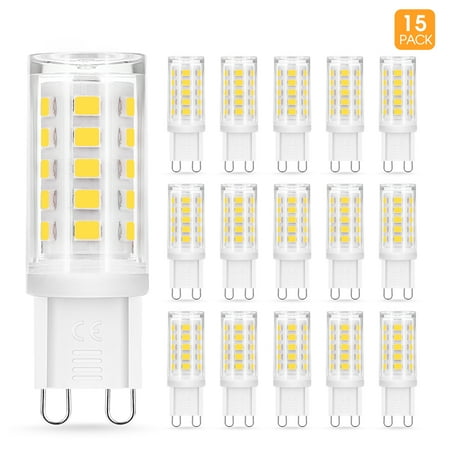 LOHAS 5/10/15PCS G9 LED Bulb 4W (40W Halogen Equivalent)Ceramic Light Bulb 6000K Chandelier Light Bulbs for Bedroom Living Room Chandelier 
LOHAS 5/10/15PCS G9 LED Bulb 4W (40W Halogen Equivalent)Ceramic Light Bulb 6000K Chandelier Light Bulbs for Bedroom Living Room Chandelier