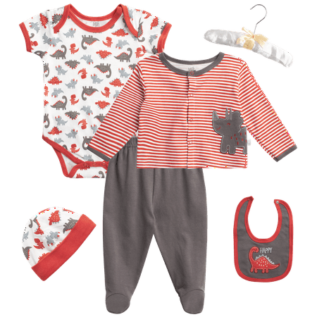 Duck Duck Goose Newborn Baby Boys Take Me Home Layette Gift Set - 6 Piece Cardigan Bodysuit Pants Hat and Bib
Duck Duck Goose Newborn Baby Boys Take Me Home Layette Gift Set - 6 Piece Cardigan Bodysuit Pants Hat and Bib
