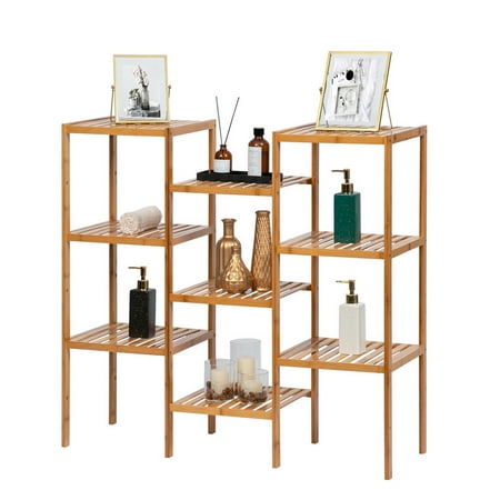37.7 x 35.4 x 12 4-Tier 9-Layer 100% Bamboo Plant Stand Removable Multi-Functional Flower Pot and Plant Display Shelf for Living Room Balcony Patio Yard Indoors or Outdoors
37.7 x 35.4 x 12 4-Tier 9-Layer 100% Bamboo Plant Stand Removable Multi-Functional Flower Pot and Plant Display Shelf for Living Room Balcony Patio Yard Indoors or Outdoors