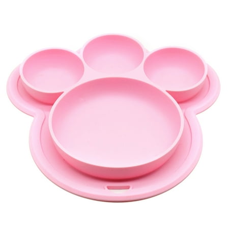Kids Silicone Bear Paw Dinner Plate Feeding Bowls Tableware with Hanging Hole New
Kids Silicone Bear Paw Dinner Plate Feeding Bowls Tableware with Hanging Hole New