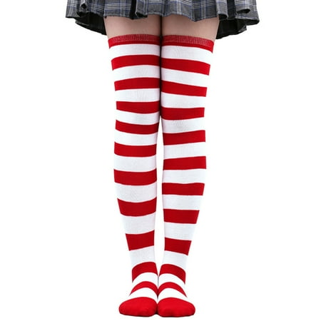 WOXINDA Womens Over Knee High Socks Women Thigh Wide Striped Stockings For Leg Warmer
WOXINDA Womens Over Knee High Socks Women Thigh Wide Striped Stockings For Leg Warmer