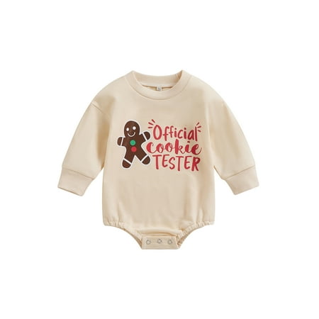 Meihuida Baby Christmas Romper Cute Print Long Sleeve Round Neck One-Piece Bodysuit Clothes
Meihuida Baby Christmas Romper Cute Print Long Sleeve Round Neck One-Piece Bodysuit Clothes