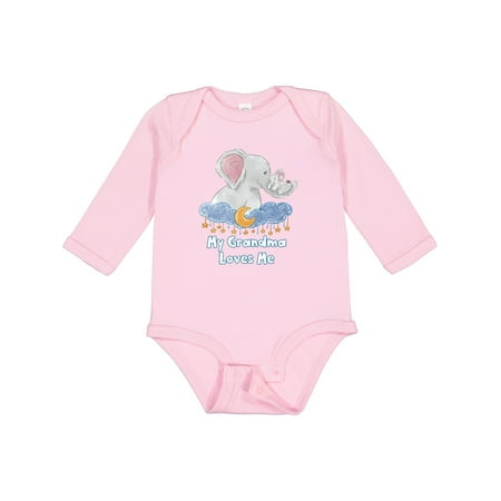 Inktastic My Grandma Loves Me Cute Elephants Clouds Moon and Stars Gift Baby Boy or Baby Girl Long Sleeve Bodysuit
Inktastic My Grandma Loves Me Cute Elephants Clouds Moon and Stars Gift Baby Boy or Baby Girl Long Sleeve Bodysuit