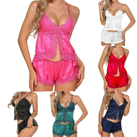 Womens Plus Size Eyelash Lace Lingerie Bodydoll V-neck Lace Details Pajamas Set Black
Womens Plus Size Eyelash Lace Lingerie Bodydoll V-neck Lace Details Pajamas Set Black