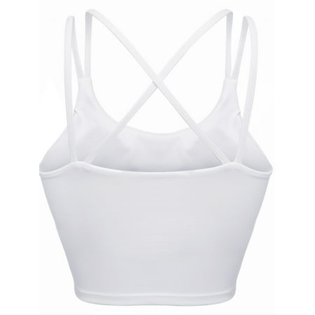 FUTATA Women Cross Back Sport Bras Padded Strappy Criss Cross Cropped Bras for Yoga Workout Fitness
FUTATA Women Cross Back Sport Bras Padded Strappy Criss Cross Cropped Bras for Yoga Workout Fitness