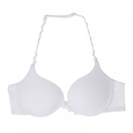 Women Underwear Sexy Lingerie Solid Color Hanging Neck Front Buckle Gathered Beautiful Bra
Women Underwear Sexy Lingerie Solid Color Hanging Neck Front Buckle Gathered Beautiful Bra