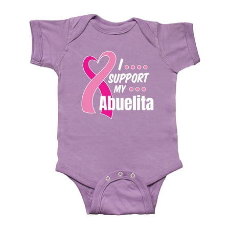 Inktastic Breast Cancer Awareness I Support My Abuelita Pink Ribbon Gift Baby Boy or Baby Girl Bodysuit
Inktastic Breast Cancer Awareness I Support My Abuelita Pink Ribbon Gift Baby Boy or Baby Girl Bodysuit