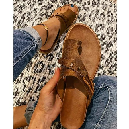 STEADY Casual Low Heel Round Toe Flip Flops Fashion Women s Sandals And Women s Shoes Brown / 40
STEADY Casual Low Heel Round Toe Flip Flops Fashion Women s Sandals And Women s Shoes Brown / 40