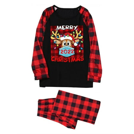 ELENXS 2 Pieces Family Pajamas Set Christmas Holiday Printed Sleepwear Long Sleeve Top Pants Loungewear for Dad Mom Child Baby
ELENXS 2 Pieces Family Pajamas Set Christmas Holiday Printed Sleepwear Long Sleeve Top Pants Loungewear for Dad Mom Child Baby