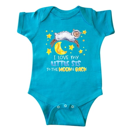 Inktastic I Love my Little Sis to the Moon and Back Cute Sheep Gift Baby Boy or Baby Girl Bodysuit
Inktastic I Love my Little Sis to the Moon and Back Cute Sheep Gift Baby Boy or Baby Girl Bodysuit