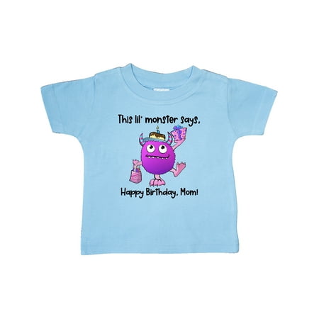 Inktastic This Lil Monster Says Happy Birthday Mom Gift Baby Boy or Baby Girl T-Shirt
Inktastic This Lil Monster Says Happy Birthday Mom Gift Baby Boy or Baby Girl T-Shirt