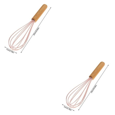 2pcs Wooden Handle Silicone Spatula Scraper Soup Spoon Brush Egg Beater Non-Stick Kitchen Utensil Egg Beater
2pcs Wooden Handle Silicone Spatula Scraper Soup Spoon Brush Egg Beater Non-Stick Kitchen Utensil Egg Beater
