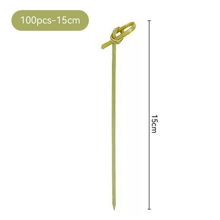 100 PCS Disposable Fruit Picks Bamboo Knot Cocktail Picks for Catering Desserts 15cm
100 PCS Disposable Fruit Picks Bamboo Knot Cocktail Picks for Catering Desserts 15cm