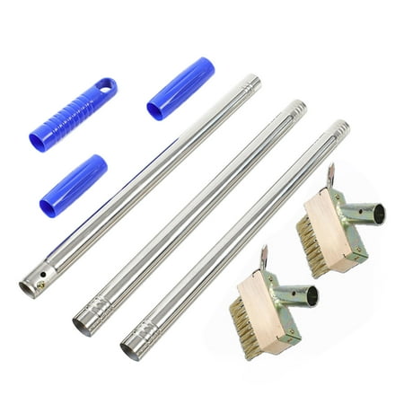 Kinaerty Steel Wire Weeding Brush Detachable Multi-pole Carpet Scrubber Weed Remover Multifunctional Debris Remover with Long Handle for Lawn Maintenance
Kinaerty Steel Wire Weeding Brush Detachable Multi-pole Carpet Scrubber Weed Remover Multifunctional Debris Remover with Long Handle for Lawn Maintenance