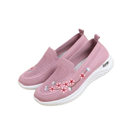 Ritualay Women Casual Shoes Knit Upper Sneakers Slip On Flats Lightweight Non-Slip Walking Shoe Work Travel Comfort Sock Sneaker Pink 4.5
Ritualay Women Casual Shoes Knit Upper Sneakers Slip On Flats Lightweight Non-Slip Walking Shoe Work Travel Comfort Sock Sneaker Pink 4.5
