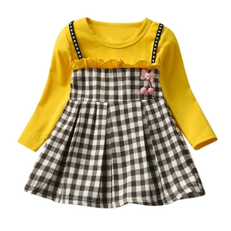 Girls Dress Long Sleeve Ruffle Trim Plaid Party Princess Toddler Cute Cartoon Soft Spring Summer Casual Fashion Dresses Kids Clothes
Girls Dress Long Sleeve Ruffle Trim Plaid Party Princess Toddler Cute Cartoon Soft Spring Summer Casual Fashion Dresses Kids Clothes