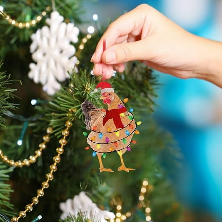 Christmas Chicken Acrylic Decorations 2022 Christmas Tree Decorations With Christmas Scarf Chicken Christmas Decorations Pendant
Christmas Chicken Acrylic Decorations 2022 Christmas Tree Decorations With Christmas Scarf Chicken Christmas Decorations Pendant