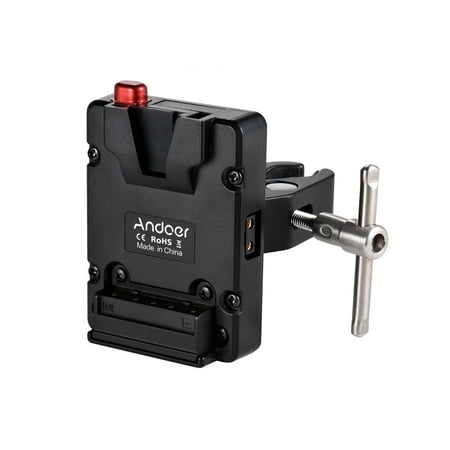 Andoer Mini Nano V-lock Mount Battery Power Supply Adapter Plate with Plier Clamp for Mini V-mount Battery
Andoer Mini Nano V-lock Mount Battery Power Supply Adapter Plate with Plier Clamp for Mini V-mount Battery