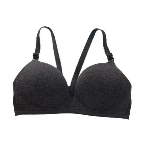Women s Solid Color Cotton Bra Ladies Thin Wirefree Gathering Push Up Adjustable Underwear Smooth Soft Breathable Bralette Bras(1-Packs)
Women s Solid Color Cotton Bra Ladies Thin Wirefree Gathering Push Up Adjustable Underwear Smooth Soft Breathable Bralette Bras(1-Packs)