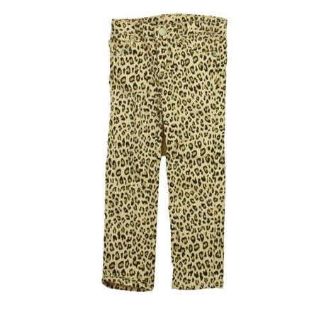 Pre-owned Gap Girls Leopard Jeggings size: 4T