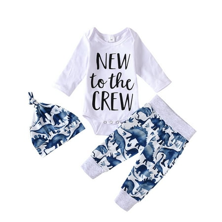 Binpure Three Piece Baby Boy’s Clothes Unique Letter Long Sleeve Jumpsuit Cute Dinosaur Long Pants with Hat
Binpure Three Piece Baby Boy’s Clothes Unique Letter Long Sleeve Jumpsuit Cute Dinosaur Long Pants with Hat