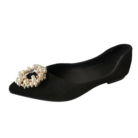 Dyfzdhu Ladies Fashion Solid Color Suede Pointed Pearl Decorative Shallow Flat Casual Shoes
Dyfzdhu Ladies Fashion Solid Color Suede Pointed Pearl Decorative Shallow Flat Casual Shoes
