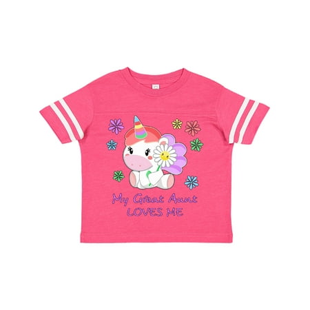 Inktastic My Great Aunt Loves Me- cute unicorn Gift Toddler Boy or Toddler Girl T-Shirt
Inktastic My Great Aunt Loves Me- cute unicorn Gift Toddler Boy or Toddler Girl T-Shirt