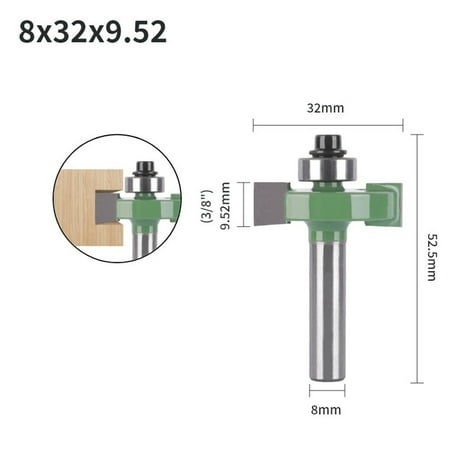 Optional 8mm Shank T-Slot Router Bit with Bearing Milling Cutter WoodworkingTool
Optional 8mm Shank T-Slot Router Bit with Bearing Milling Cutter WoodworkingTool