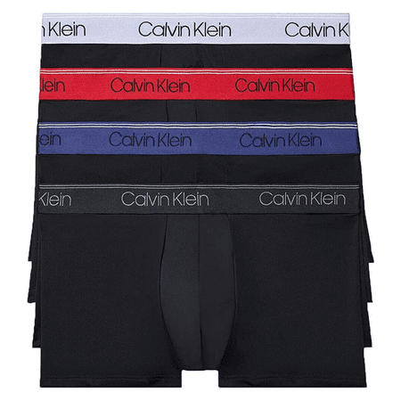 Calvin Klein Men s Micro Stretch Low Rise Trunk (Large Black Bodies)