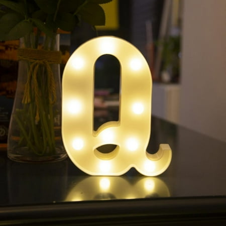 LED Letter Lights Sign Light Up Letters Sign for Night Light Wedding Birthday Party Battery Powered Christmas Lamp Home Bar Decoration(A-Z)
LED Letter Lights Sign Light Up Letters Sign for Night Light Wedding Birthday Party Battery Powered Christmas Lamp Home Bar Decoration(A-Z)