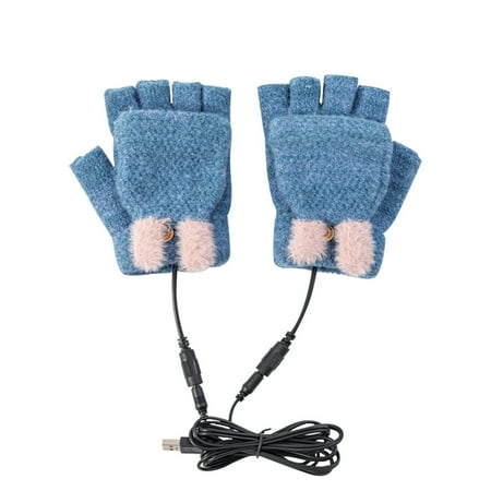 GROFRY Heating 1 Pair Heated Gloves Cartoon Ears Flip Cover Electric USB Detachable Gloves for Office
GROFRY Heating 1 Pair Heated Gloves Cartoon Ears Flip Cover Electric USB Detachable Gloves for Office