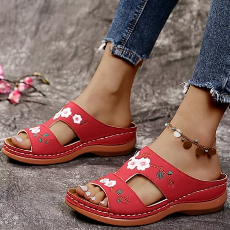 Karcher Leather Flower Embroidered Vintage Casual Soft footbed Orthopedic Arch-Support Sandals
Karcher Leather Flower Embroidered Vintage Casual Soft footbed Orthopedic Arch-Support Sandals
