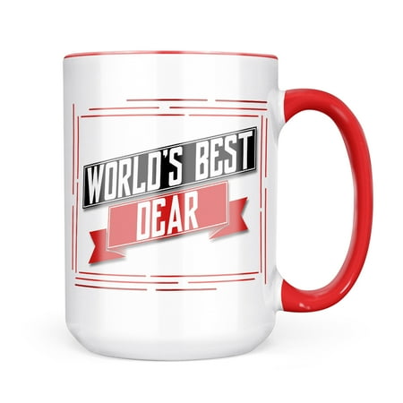 Neonblond Worlds Best Dear Mug gift for Coffee Tea lovers
Neonblond Worlds Best Dear Mug gift for Coffee Tea lovers