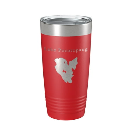 Lake Pocotopaug Map Tumbler Travel Mug Insulated Laser Engraved Coffee Cup Connecticut 20 oz Red
Lake Pocotopaug Map Tumbler Travel Mug Insulated Laser Engraved Coffee Cup Connecticut 20 oz Red