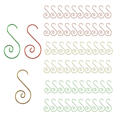 Garhelper Decorations Hooks Christmas Tree Supplies 25×50mm Silvery+Red+Green Gold+Red+Green Accessories Metal Wire Hangers
Garhelper Decorations Hooks Christmas Tree Supplies 25×50mm Silvery+Red+Green Gold+Red+Green Accessories Metal Wire Hangers