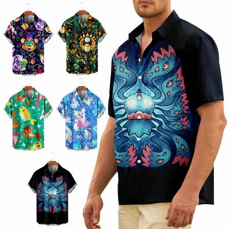 Men s Collared Button Down Shirt Regular Polyester Bowling Shirts Up to 8XL 
Men s Collared Button Down Shirt Regular Polyester Bowling Shirts Up to 8XL