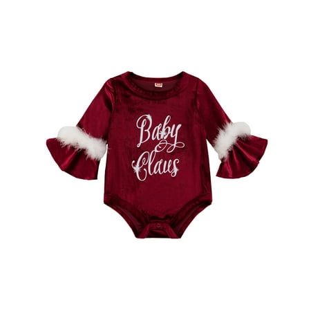 Baby Girl Christmas Romper Infant Long Sleeve Jumpsuit Plush Ring Round Neck Letter Bodysuit Autumn Winter Clothes
Baby Girl Christmas Romper Infant Long Sleeve Jumpsuit Plush Ring Round Neck Letter Bodysuit Autumn Winter Clothes