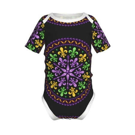 Lukts Mardi Gras5 Print Baby Short Sleeve Romper Onesie for Newborn Baby Boys and Girls-2 Years
Lukts Mardi Gras5 Print Baby Short Sleeve Romper Onesie for Newborn Baby Boys and Girls-2 Years