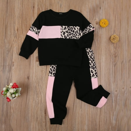 One opening Kid s Sportswear Suit Long Sleeve Round Neck Leopard Pattern Top Elastic Head Long Pants
One opening Kid s Sportswear Suit Long Sleeve Round Neck Leopard Pattern Top Elastic Head Long Pants