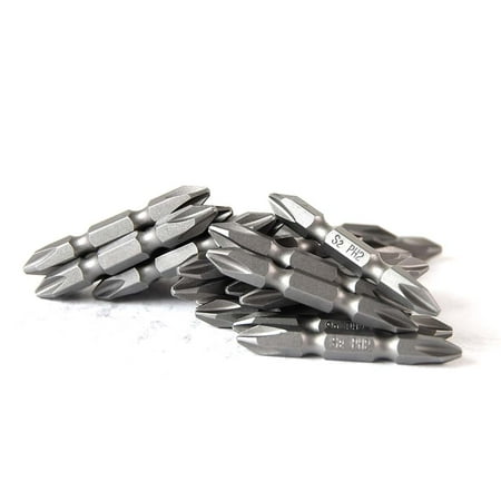 Superior Steel SP202D-10PK 2# Phillips Double End Screwdriver Bits - 2 Inch Long - 10 Display Pack
Superior Steel SP202D-10PK 2# Phillips Double End Screwdriver Bits - 2 Inch Long - 10 Display Pack